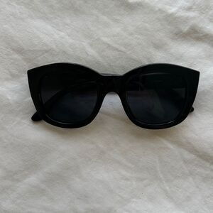 Le Specs Runaways Acetate Sunglasses Black